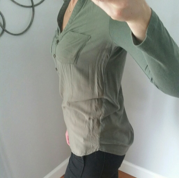 Dynamite Khaki green top - Picture 3 of 7